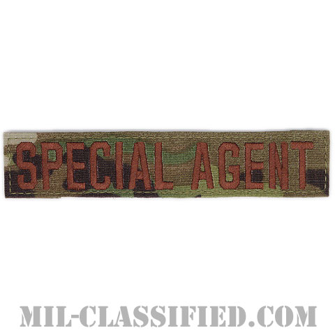 SPECIAL AGENT（Office of Special Investigations/アメリカ空軍特別捜査局特別捜査官） [OCP（7C）/ブラウン刺繍/空軍ネームテープ/ベルクロ付パッチ]画像