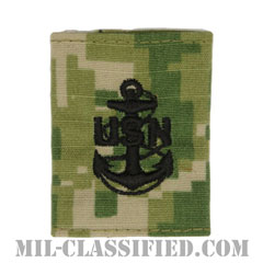 上等兵曹（Chief Petty Officer）[NWU Type3（AOR2）/ユニフォーム・パーカー用スライドオン階級章]画像