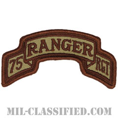 第75レンジャー連隊（75th Ranger Regiment）[デザート/メロウエッジ/パッチ]画像