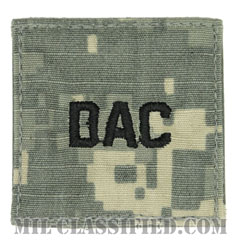 合衆国陸軍省民間・軍属・非戦闘員（Department of The Army Civilians (DAC)）[UCP（ACU）/階級章/ベルクロ付パッチ]の画像