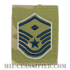 先任曹長（First Sergeant (E-7)）[OCP/ゴアテックスパーカー用スライドオン宇宙軍階級章]の画像