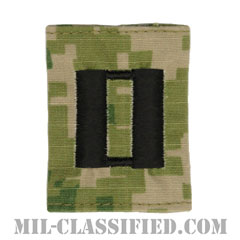 大尉（Lieutenant）[NWU Type3（AOR2）/ユニフォーム・パーカー用スライドオン階級章]の画像