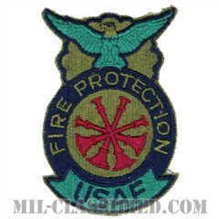 防火章（Fire Protection Badge, Deputy Fire Chief）[サブデュード/ブルー刺繍/パッチ]画像