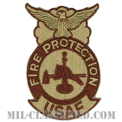 防火章（Fire Protection Badge, Firefighter）[デザート/パッチ]の画像