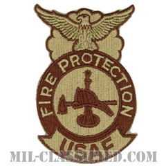 防火章（Fire Protection Badge, Firefighter）[デザート/パッチ]画像