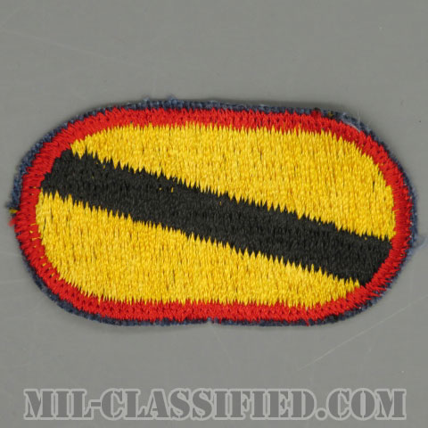 第1騎兵師団第1旅団（1st Brigade, 1st Cavalry Division）[カラー/カットエッジエッジ/オーバルパッチ]の画像