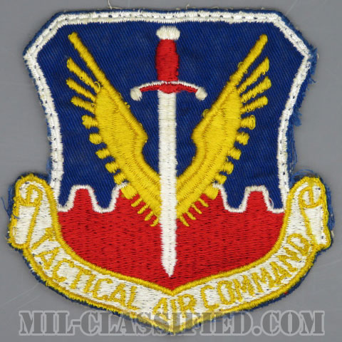 戦術航空軍団（Tactical Air Command (TAC)）[カラー/カットエッジ/パッチ/1960s/4インチ規格/中古1点物]の画像