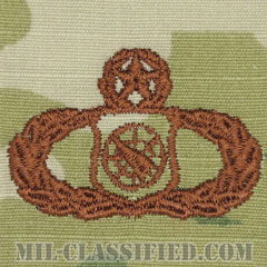 兵器指揮章 (マスター)（Weapons Director Badge, Master）[OCP/ブラウン刺繍/パッチ]の画像