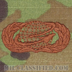 人材・人事章 (ベーシック)（Manpower and Personnel Badge, Basic）[OCP/ブラウン刺繍/パッチ]の画像
