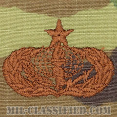 支援章 (シニア)（Services Badge, Senior）[OCP/ブラウン刺繍/パッチ]画像