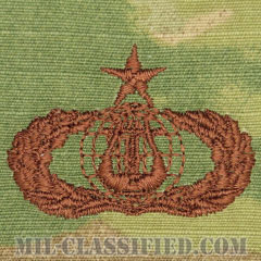 楽隊章 (シニア)（Band Badge, Senior）[OCP/ブラウン刺繍/パッチ]の画像