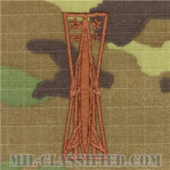ミサイル整備章 (ベーシック)（Missile Maintenance Badge, Basic）[OCP/ブラウン刺繍/パッチ]画像