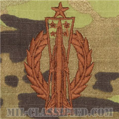 ミサイル運用章 (シニア)（Missile Operations Badge, Senior）[OCP/ブラウン刺繍/パッチ]画像
