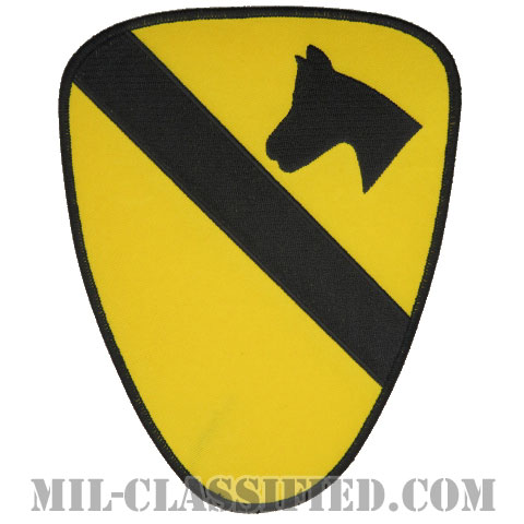 第1騎兵師団（1st Cavalry Division）[カラー/メロウエッジ/Lサイズ（大）/バックパッチ（背中用）/ノベルティ]画像
