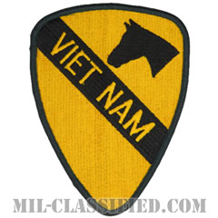 第1騎兵師団（ベトナム）（1st Cavalry Division, Vietnam）[カラー/メロウエッジ/パッチ/ノベルティ]画像