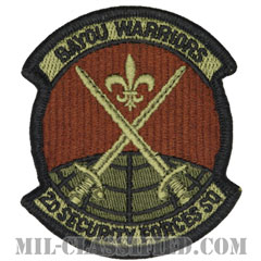 第2警備隊（2nd Security Forces Squadron）[OCP/メロウエッジ/ベルクロ付パッチ]画像