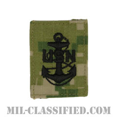 上等兵曹（Chief Petty Officer）[NWU Type3（AOR2）/キャップ用階級章/パッチ]画像