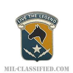 第1騎兵師団特殊部隊大隊（Special Troops Battalion, 1st Cavalry Division）[カラー/クレスト（Crest・DUI・DI）バッジ]画像