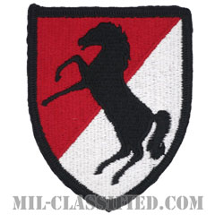 第11機甲騎兵連隊（11th Armored Cavalry Regiment）[カラー/メロウエッジ/パッチ]の画像