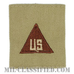 民間/軍属/非戦闘員用徽章（Civilians, Nonconbatant）[デザート/ゴアテックスパーカー用スライドオン階級章]の画像