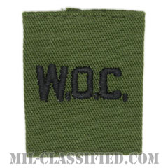 准尉候補生（Warrant Officer Candidate (W.O.C)）[サブデュード/ゴアテックスパーカー用スライドオン階級章]の画像