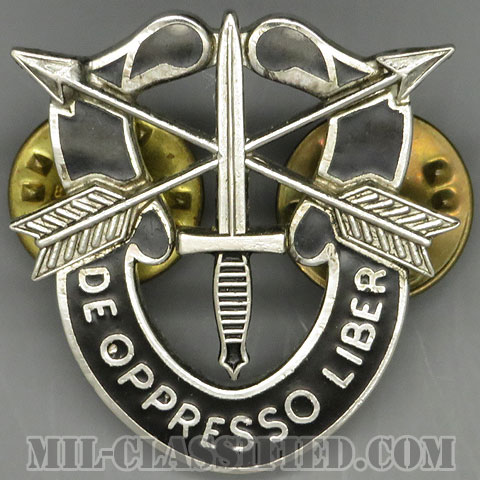 特殊部隊群（Special Forces Group）[カラー/クレスト（Crest・DUI・DI）バッジ/1960s/中古1点物]の画像