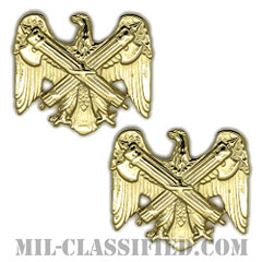 州兵局科章（National Guard Bureau）[カラー/兵科章（将校用）/バッジ/ペア（2個1組）]の画像