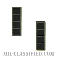 准尉 (CW4)（Chief Warrant Officer 4）[サブデュード（ブラックメタル）/階級章/バッジ/ペア（2個1組）]の画像