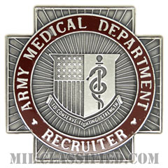 医療部隊募兵章（Medical Department Recruiter Identification Badge）[カラー/バッジ]の画像