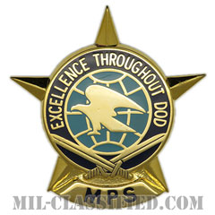 アメリカ国防総省軍事郵便業務章（Department of Defense Military Postal Service Badge）[カラー/バッジ]画像