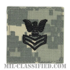 一等兵曹（Petty Officer First Class）[UCP（ACU）/海軍階級章/ベルクロ付パッチ]画像