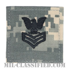 一等兵曹（Petty Officer First Class）[UCP（ACU）/海軍階級章/ベルクロ付パッチ]の画像