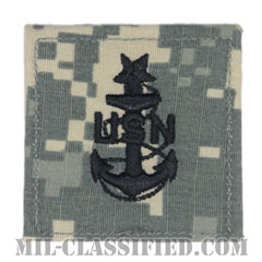 上級上等兵曹（Senior Chief Petty Officer）[UCP（ACU）/海軍階級章/ベルクロ付パッチ]の画像