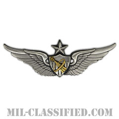 宇宙飛行士章 (シニア)（Army Astronaut Pilot Badge, Senior）[カラー/燻し銀/バッジ]の画像
