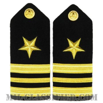 少佐（Lieutenant Commander, Line Officer (LCDR)）[ショルダーボード階級章（男性用）/ペア（2枚1組）]画像
