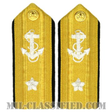 准将 (下級少将)（Rear Admiral Lower Half (RDML)）[ショルダーボード階級章（男性用）/ペア（2枚1組）]画像