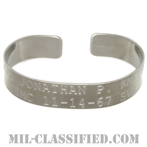 ベトナム戦争POW/MIAブレスレット（海兵隊）（USMC /　US Marine Corps）[シルバー/ブレスレット]の画像