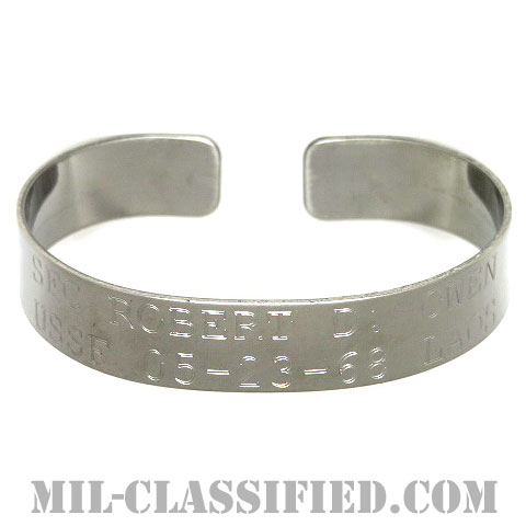 ベトナム戦争POW/MIAブレスレット（特殊部隊）（USSF / US Special Forces）[シルバー/ブレスレット]の画像