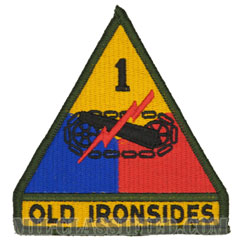 第1機甲師団（1st Armored Division）[カラー/メロウエッジ/パッチ]の画像