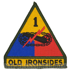第1機甲師団（1st Armored Division）[カラー/メロウエッジ/パッチ]画像