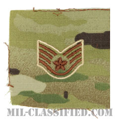 軍曹（Staff Sergeant）[OCP/空軍階級章/キャップ用/縫い付けパッチ]画像