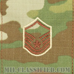 曹長（Master Sergeant）[OCP/空軍階級章/キャップ用/縫い付けパッチ]画像