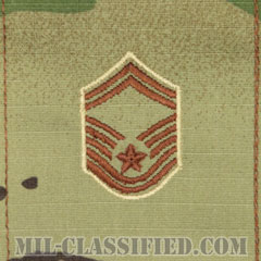 上級曹長（Senior Master Sergeant）[OCP/空軍階級章/キャップ用/縫い付けパッチ]画像