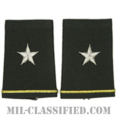准将（Brigadier General (BG)）[グリーン/ショルダー階級章/ショートサイズ肩章/ペア（2枚1組）]画像