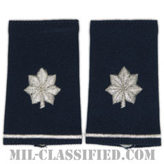 中佐（Lieutenant Colonel (LTC)）[空軍ブルー/ショルダー階級章/ショートサイズ肩章/ペア（2枚1組）]画像