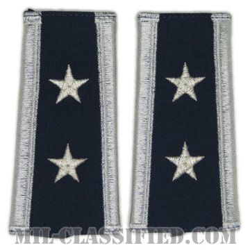 少将（Major General (MG)）[空軍ブルー/ショルダー階級章（1992-1994）/ロングサイズ肩章/ペア（2枚1組）]画像