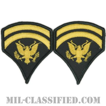 特技兵 (SP6)（Specialist 6）[カラー/メロウエッジ/階級章（1959-1985）/パッチ/ペア2枚1組]画像
