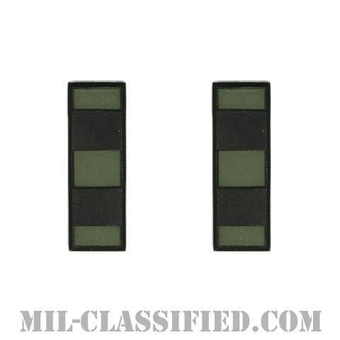 准尉長 (CW4)（Chief Warrant Officer 4）[サブデュード（ブラックメタル）/階級章（1956-1972）/バッジ/ペア（2個1組）]の画像