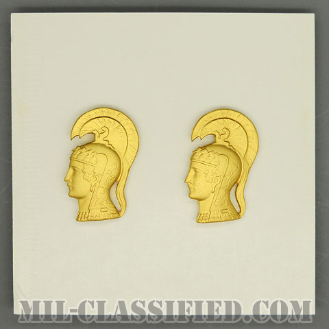 婦人科章（陸軍婦人部隊/婦人陸軍部隊）（Women's Army Corps (WAC)）[カラー/兵科章（将校用）/1974年ロット/バッジ/ペア（2個1組）]の画像