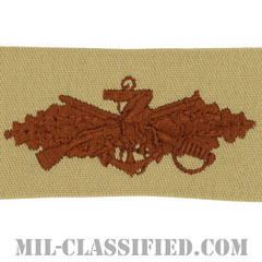 Seabee Combat Warfare Specialist[デザート/生地テープパッチ]の画像